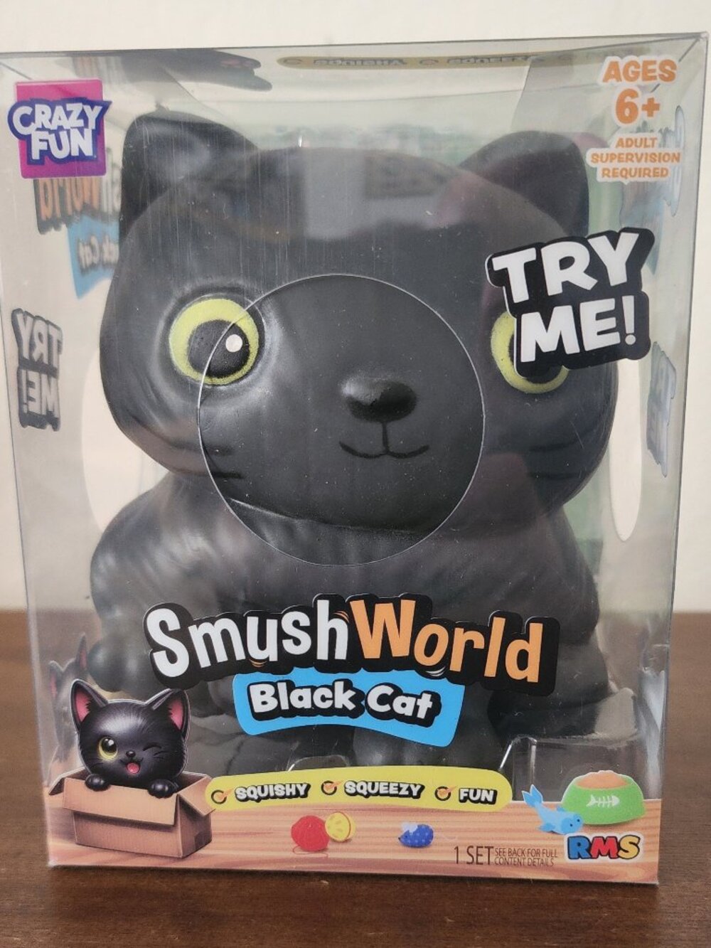 Rms Crazy Fun Smushworld Smush World Black Cat